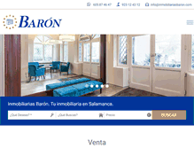Tablet Screenshot of inmobiliariasbaron.com